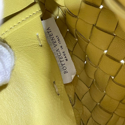 Bottega Veneta Cabat Limited Poussin Paillettes Tote Yellow