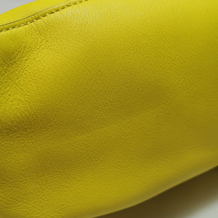 Loewe Puzzle Hobo Yellow Leather Shoulder Bag