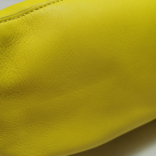 Loewe Puzzle Hobo Yellow Leather Shoulder Bag