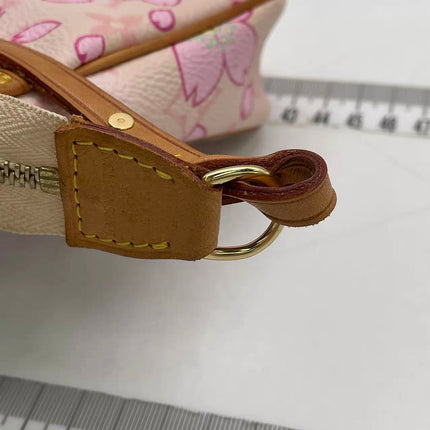 Louis Vuitton x Takashi Murakami Cherry Blossom Pochette Accessoire Pink Monogram