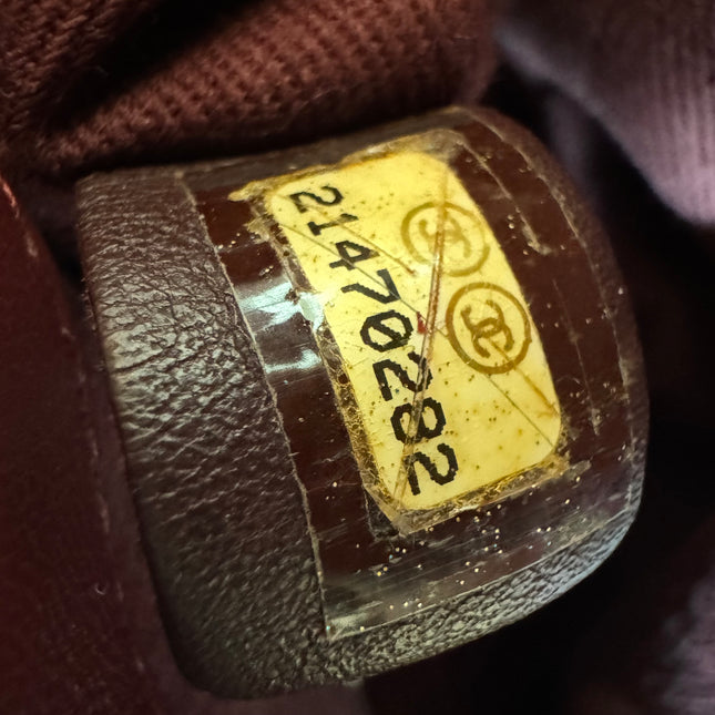 Chanel Classic Flap Medium Chevron Burgundy Quilted Lambskin Leather, 2015