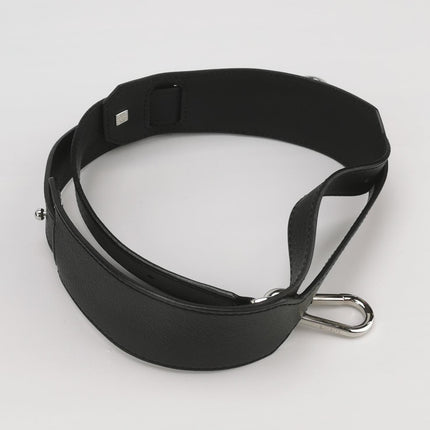 Loewe Puzzle Medium Black Smooth Leather White Logo 2016