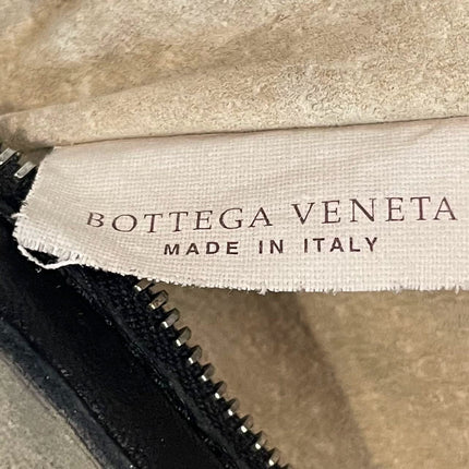 Bottega Veneta Maxi Convertible Tote Bag Hobo Black Leather Two-way Carry 50cm