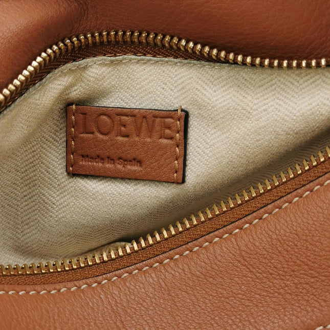 Loewe x William De Morgan Puzzle Small Embroidered Brown Yellow Multicolor