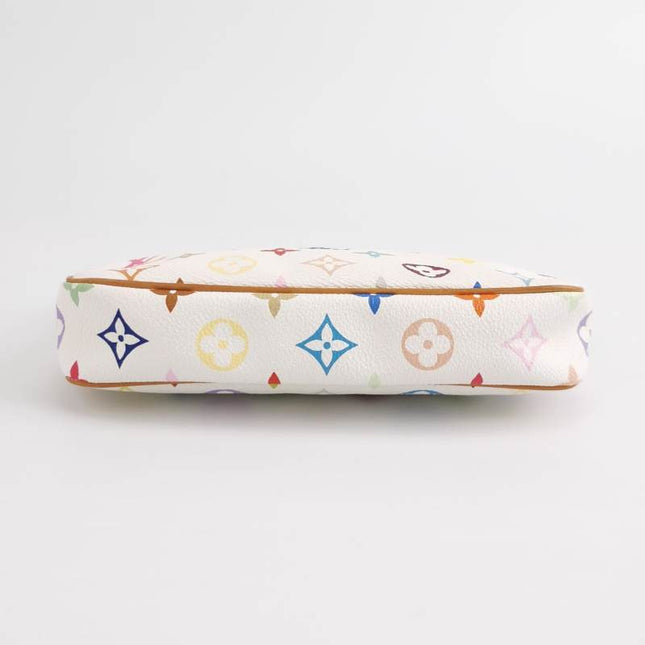 Louis Vuitton x Takashi Murakami Pochette Accessoire White Multicolor