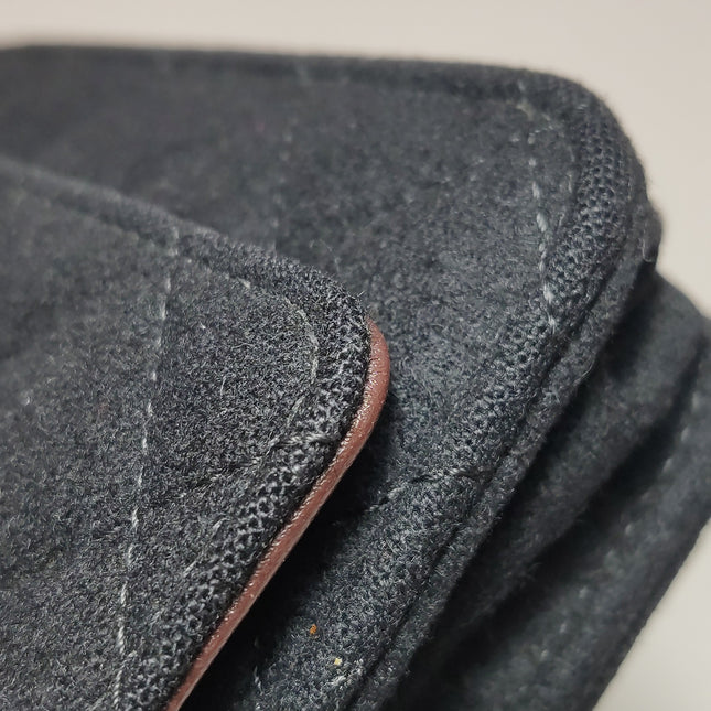 Chanel Wallet on Chain Métiers d'Art Paris-Hamburg 2018 Black Wool Nautical Charms