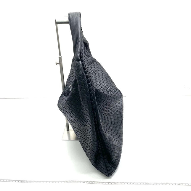 Bottega Veneta Hobo Maxi Midnight Navy Black leather 50cm