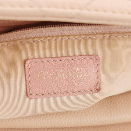 Sold Chanel PST Petite Shopping Tote Pale Pink Caviar Leather Chain Bag