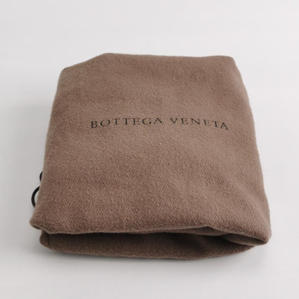 Bottega Veneta Pouch Large Intrecciato Black Calfskin Leather Clutch