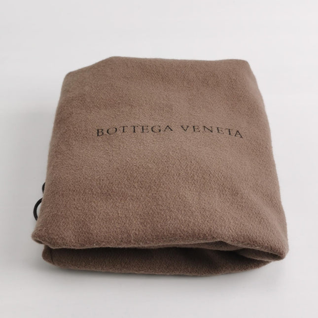 Bottega Veneta Pouch Large Intrecciato Black Calfskin Leather Clutch