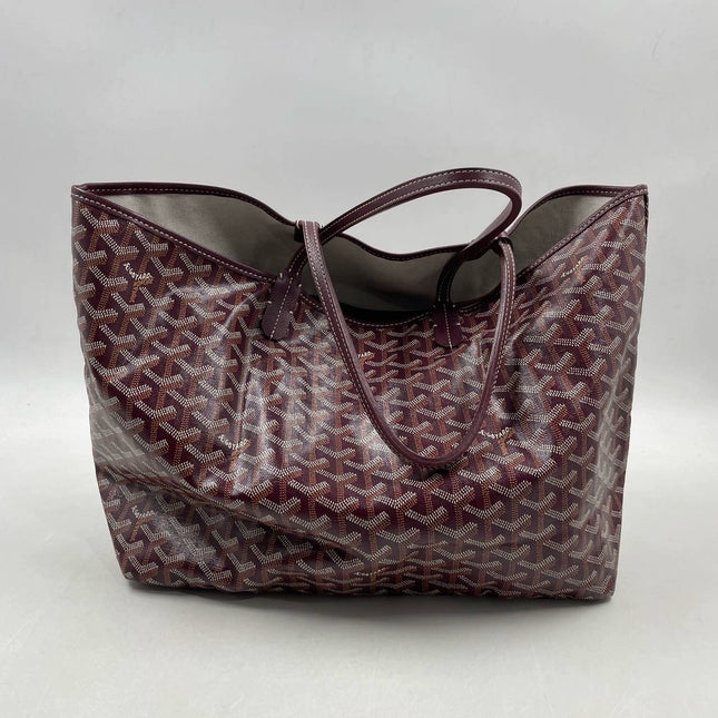 Sold Goyard Saint Louis PM Tote Medium Burgundy