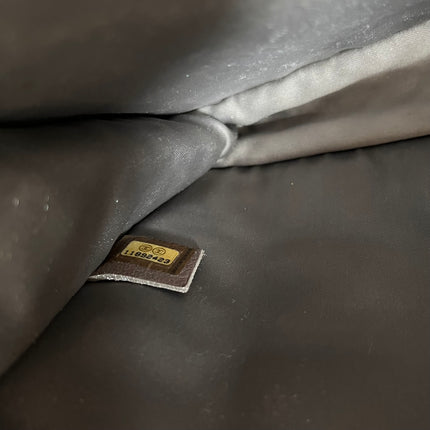 Sold Chanel Ice Cube Chocolate Bar Classic Flap Metallic Silver PVC with Leather
