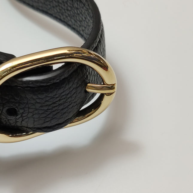 Gucci Jackie 1961 Black Large Pebbled Leather Shoulder Bag with Strap