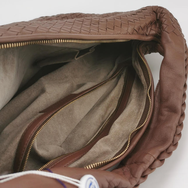 Bottega Veneta Hobo Maxi Chocolate Brown leather 50cm