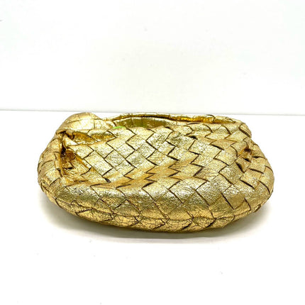 Bottega Veneta Jodie Mini Gold Leather Rare