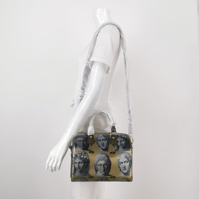 Louis Vuitton Speedy 25 Bandouliere Fornasetti Museum Gold