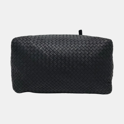 Bottega Veneta Cesta Shopper Tote Intrecciato Black Leather Large 50cm