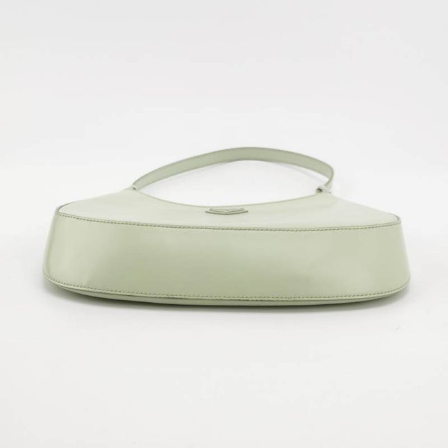 Prada Cleo Green Smooth Leather Shoulder Bag