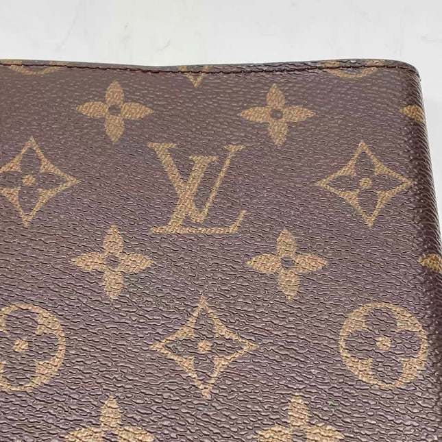 Louis Vuitton Agenda and Passport Cover Brown Monogram