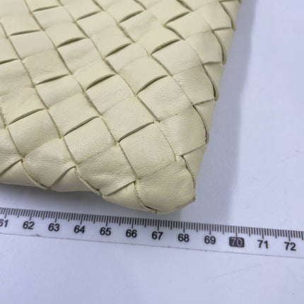 Bottega Veneta Hop Large Leather Pale Cream Yellow Hobo Bag