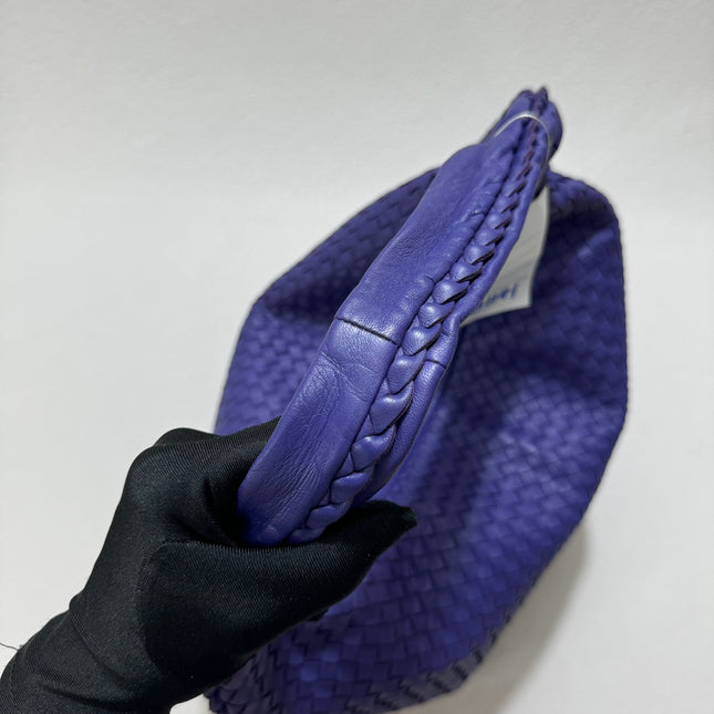 Sold Bottega Veneta Hobo Bag Large Purple Leather 50cm