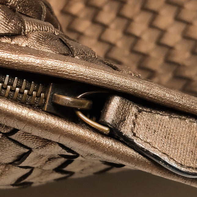 Bottega Veneta Veneta Hobo Metallic Copper Leather Large 47cm