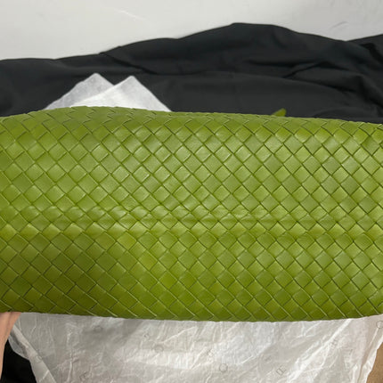 Bottega Veneta Garda Avocado Green Intrecciato Nappa Leather Large 33cm