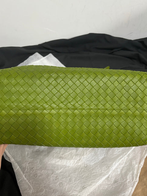 Bottega Veneta Garda Avocado Green Intrecciato Nappa Leather Large 33cm