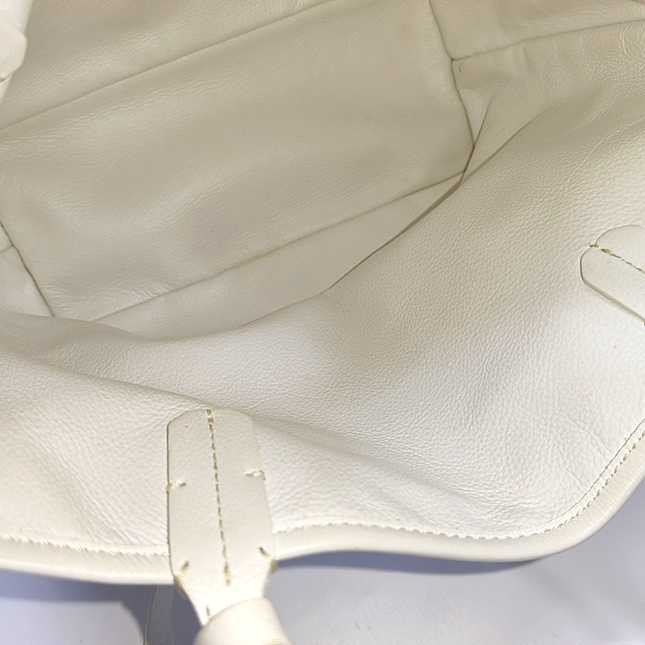 Sold Goyard Anjou Mini Tote White Leather Reversible