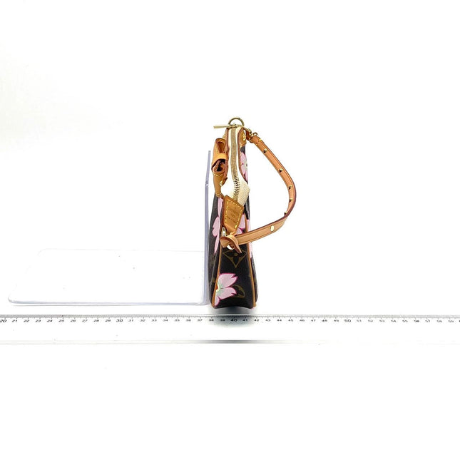 Louis Vuitton x Takashi Murakami Cherry Blossom on Brown Monogram Pochette Accessoire