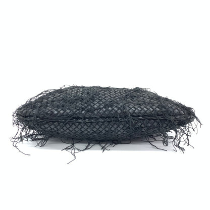 Bottega Veneta Intrecciato Hobo Bag Net and Fringes Black Lambskin leather Medium 45cm