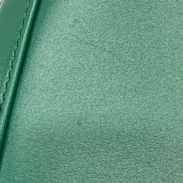 Sold Gucci Jackie 1961 Mini Handbag in Green Leather with Adjustable Strap