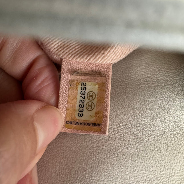 Chanel White Calfskin Leather Embellished Flap Saddle Bag, 2018-19