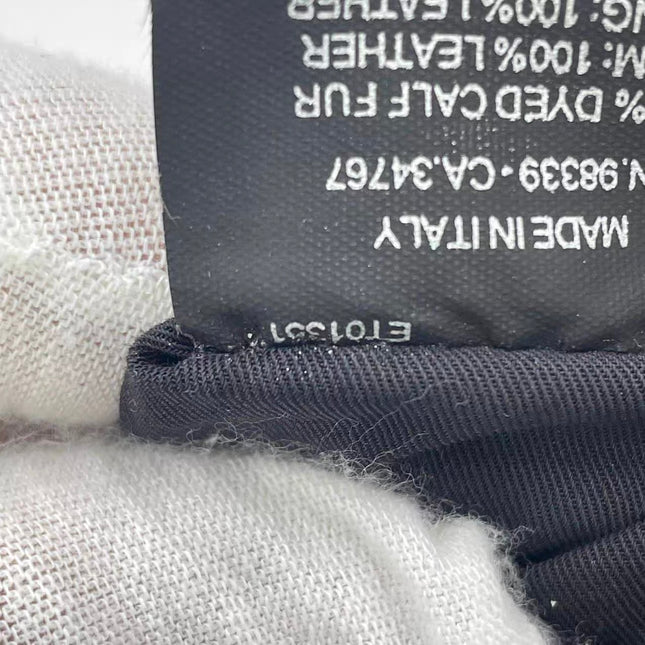 Prada Zebra Print Ponyhair Calfskin Leather Handbag