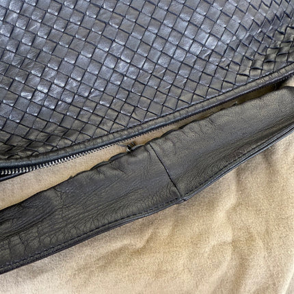 Bottega Veneta Veneta Hobo Maxi Black Tiny Fringes Leather 51cm