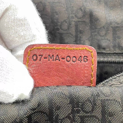 Dior Vintage Gaucho XL Red Leather Crossbody Bag 42cm