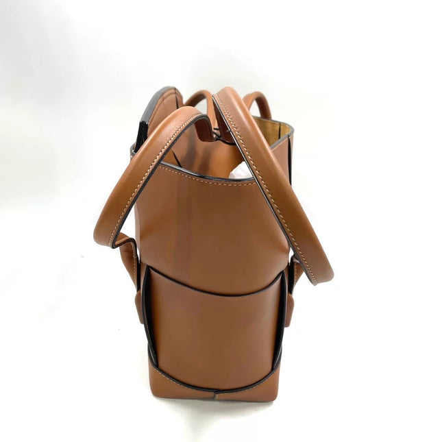 Bottega Veneta Arco Tote Bag Medium Tan Brown Leather 33