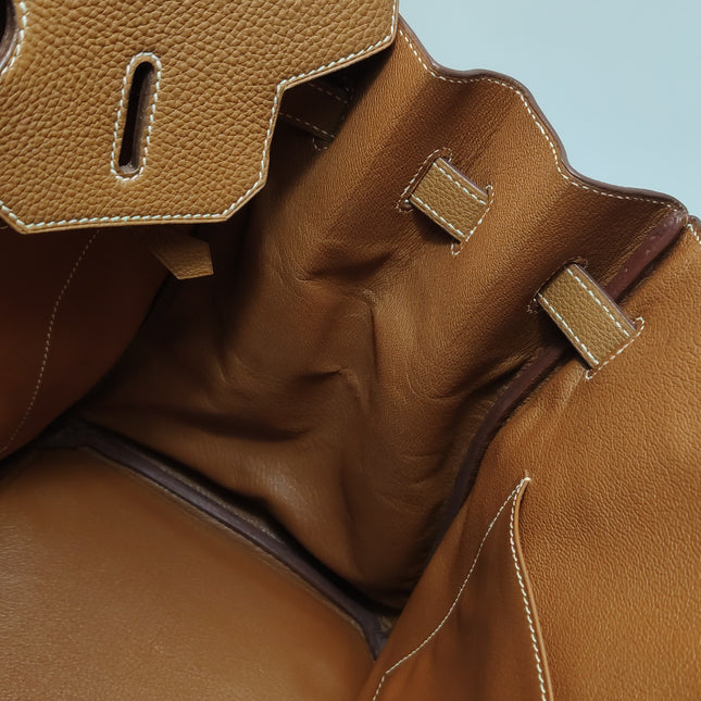 Hermès Birkin 35 Togo Leather 37 Gold Gold Hardware 2000