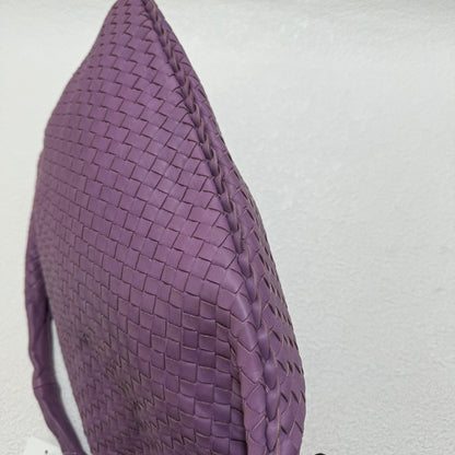 Bottega Veneta Hobo Bag Lambskin leather Lilac Lavender Purple Medium 47cm