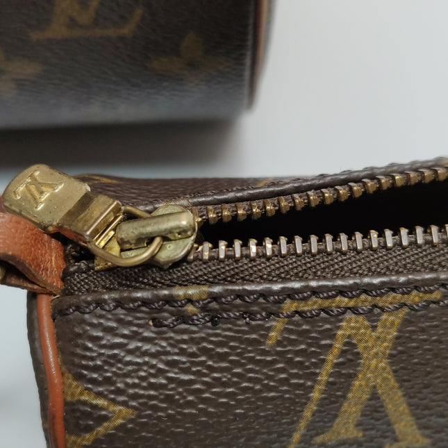 Louis Vuitton Monogram Papillon 31 Large and Mini Handbag Canvas