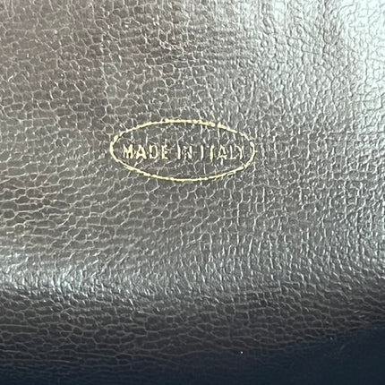 Chanel Vintage Front Pocket Tote Chocolate Brown Caviar Leather Double Gold Leather Chain