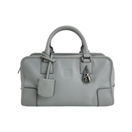 Loewe Amazona 29 Blue Leather Elephant Lock Silver-tone Hardware