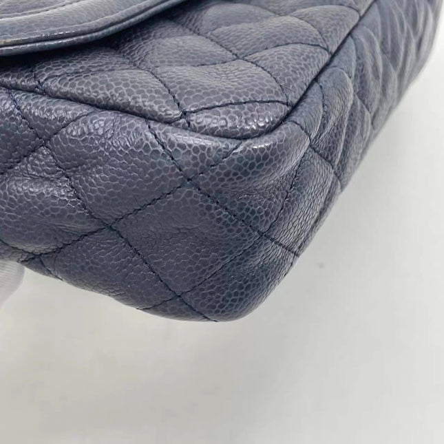 Chanel Paris Limited Small Navy Caviar Leather Gold Hardware 2015-16