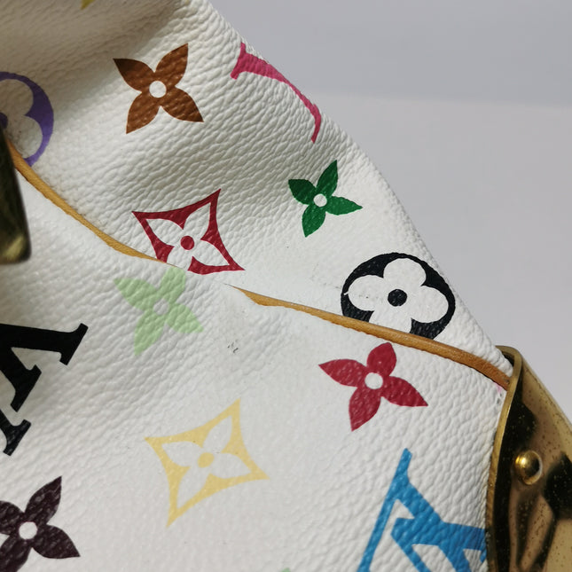 Louis Vuitton x Takashi Murakami Speedy 30 Lock White Multicolor