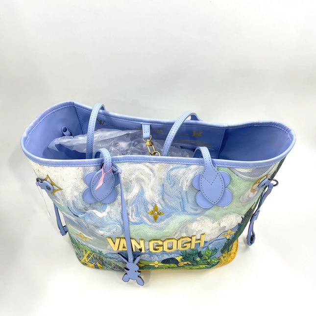 Louis Vuitton x Jeff Koons Masters Van Gogh Neverfull MM Tote Medium
