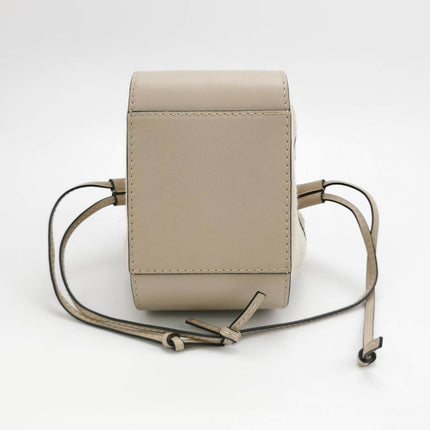 Sold Loewe Hammock Mini Beige Calfskin Leather Top Handle Crossbody Bag