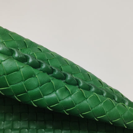 Bottega Veneta Veneta Hobo Green Intrecciato Leather Medium 40cm