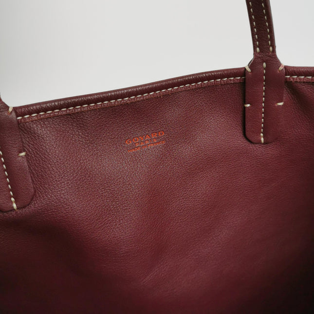 Goyard Anjou PM Medium Tote Burgundy Reversible Leather Lining