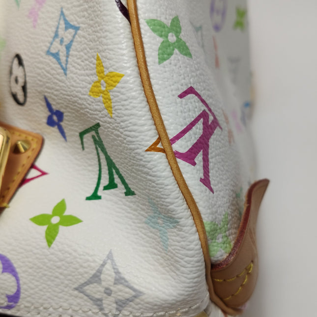 Louis Vuitton x Takashi Murakami Speedy 30 Lock White Multicolor