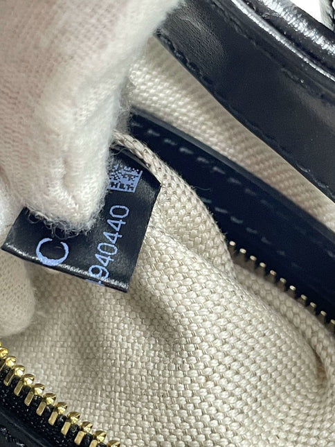 Gucci Jackie 1961 Black & White Leather Bag Small